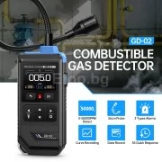 FNIRSI GD-02 детектор за горими газове, метан, пропан бутан, 50000ppm FNIRSI GD-02 детектор за горими газове, метан, пропан бутан, 50000ppm GD-02 Fnirsi