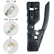 Модулни клещи за кримпване RJ45 RJ11 RJ12 Cat5 Cat6 Cat7 HT-7088