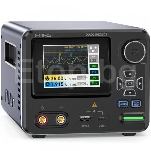 FNIRSI IPS3608 лабораторно захранване 36V, 8A, защити, памет