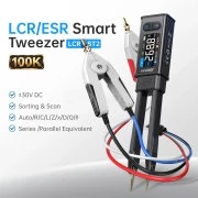 FNIRSI LCR-ST2 тестер за SMD компоненти, измерване на съпротивление, капацитет, индуктивност и ESR до 100kHz LCR-ST2-PLUS Fnirsi