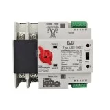 Автоматичен монофазен превключвател генератор 220V 100A 2P DIN (еврошина)