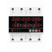 Трифазна регулируема защита по напрежение и ток LW3-63C Lierwei Electrical