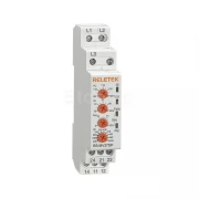 Reletek RS-MV37DP Трифазно реле за мониторинг на напрежение 3P+N 120–277V 8A DIN монтаж RS-MV37DP Reletek