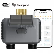 Соларен WiFi програматор за поливане с 2 независими зони, Tuya, 2000 mAh акумулатор, USB-C, IPX6 Соларен WiFi програматор за поливане с 2 независими зони, Tuya, 2000 mAh акумулатор, USB-C, IPX6 SGW08SY E-ETOP