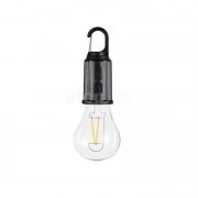 Акумулаторна LED къмпинг лампа, стандартна форма, топла жълта светлина T01