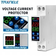 Мини автоматична защита по напрежение и ток AC220V, 63A Мини автоматична защита по напрежение и ток AC220V, 63A TCVP1-63VA Taxnele