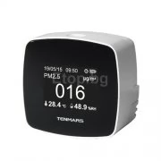 PM 2.5 Монитор, US AQI, CN AQI, влагомер, температура, дата и час, сертификат за калибрация TM-280 Tenmars