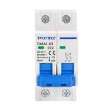 Aвтоматичен прекъсвач (MCB), 63A, 2P,  AC 230/400V 