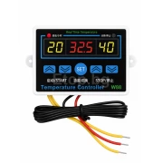 Дигитален термостат W88 220V, температурен контролер с NTC сонда -19°C до +99°C W88 OEM