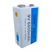 Презареждаема li-ion батерия 9V, 6800mAh, USB Type C Batt-9V