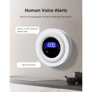 WiFi детектор за изтичане на газ, пропан-бутан, метан, aларма за дома C30W
