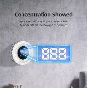 WiFi детектор за изтичане на газ, пропан-бутан, метан, aларма за дома C30W