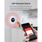 WiFi детектор за изтичане на газ, пропан-бутан, метан, aларма за дома C30W