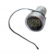Мини LED цифров термометър, AC 220V, -20-119 °C, бял TW220V