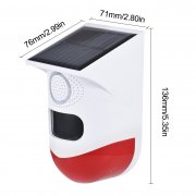 Външна соларна WI-FI аларма 120dB и връзка към телефон CT80WR