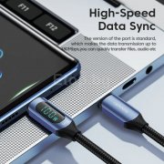 USB кабел за бързо зареждане 66W с индикатор за измерване на мощността USB кабел за бързо зареждане 66W с индикатор за измерване на мощността Cable66WM