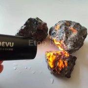 Естествени американски огнени камъни, флуоресцентен камък за деца, декорации и аквариуми Firestone