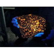 Естествени американски огнени камъни, флуоресцентен камък за деца, декорации и аквариуми Firestone