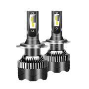 Лед крушки H4 120W, 4300K, 20000 лумена, супер мощни H4-4300k BullVision