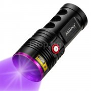UV лед фенер с 6 LED х 365nm, 120W, презареждаема батерия H46 Alonefire