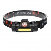 LED Челник с магнит, 300 lm, USB зареждане, XPE + COB LED828