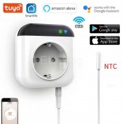 Tuya WiFi смарт термостат тип контакт 16A MTS-700-WB