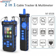 NOYAFA NF-8508 Мрежови и оптичен кабелен тестер с POE, VFL, NCV и др. функции NF-8508 NOYAFA