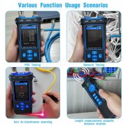 NOYAFA NF-8508 Мрежови и оптичен кабелен тестер с POE, VFL, NCV и др. функции NF-8508 NOYAFA