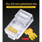 Конектори RJ45 Cat6 - 50 броя RJ45-50