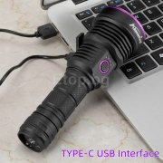 UV лед фенер с 3 LED х 365nm, 60W, презареждаема батерия UV лед фенер с 3 LED х 365nm, 60W, презареждаема батерия SV43 Alonefire