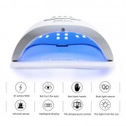 Лампа за маникюр, UV лампа за гел лак 120W автоматичен старт и контрол на температурата SunX5max