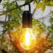 Акумулаторна LED къмпинг лампа, стандартна форма, топла жълта светлина T01