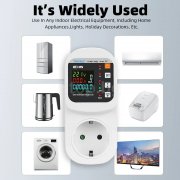 WIFI Контакт с множество защити, електромер и връзка с Tuya TVPS1-16EL Taxnele