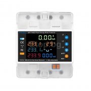 Трифазен WIFI електромер 100А с трансформатор множество защити Tuya Smart Life 380V TVPS3-100LW Taxnele