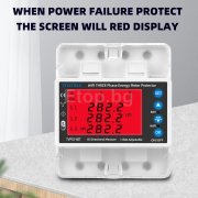 Трифазен WIFI смарт електромер с множество защити Tuya Smart Life 380V 80А TVPS3-80T Taxnele