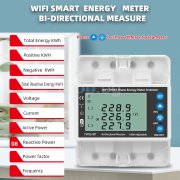 Трифазен WIFI смарт електромер с множество защити Tuya Smart Life 380V 80А TVPS3-80T Taxnele