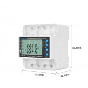 Трифазен WIFI смарт електромер с множество защити Tuya Smart Life 380V 80А TVPS3-80T Taxnele