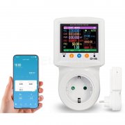 WIFI Контакт, електромер със задаване на цена, множество защити и връзка с Tuya TXM-16SW Taxnele