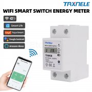 WIFI Смарт електромер с времеви програматор и защити 60А TXM08 Taxnele