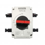 Водоустойчив ключ за фотоволтаици 4P PV DC1200V 32A IP66 с хоризонтални конектори TXPV-40WH Taxnele