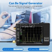 Преносим спектрален анализатор, 2.8-инчов сензорен екран, обхват 100kHz до 960MHz MF/HF/VHF UHF вход TinySA