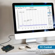 Преносим спектрален анализатор, 2.8-инчов сензорен екран, обхват 100kHz до 960MHz MF/HF/VHF UHF вход TinySA