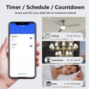 Смарт wifi ключ за осветление и други 220V 16A WIFIS