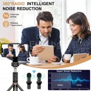 Безжичен микрофон с приемник за Android за предаване на живо, Youtube, TikTok Mic1C E-ETOP